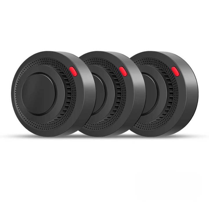 Smart Smoke & Heat Detector | Wi‑Fi & Bluetooth App Control | 85 dB Alarm | Home Safety