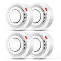 Smart Smoke & Heat Detector | Wi‑Fi & Bluetooth App Control | 85 dB Alarm | Home Safety