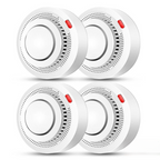 Smart Smoke & Heat Detector | Wi‑Fi & Bluetooth App Control | 85 dB Alarm | Home Safety