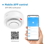 Smart Smoke & Heat Detector | Wi‑Fi & Bluetooth App Control | 85 dB Alarm | Home Safety