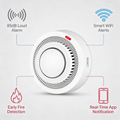 Smart WiFi Smoke Detector | WiFi & Bluetooth Dual Mode | Smoke & Heat Detection, 85 dB Alarm