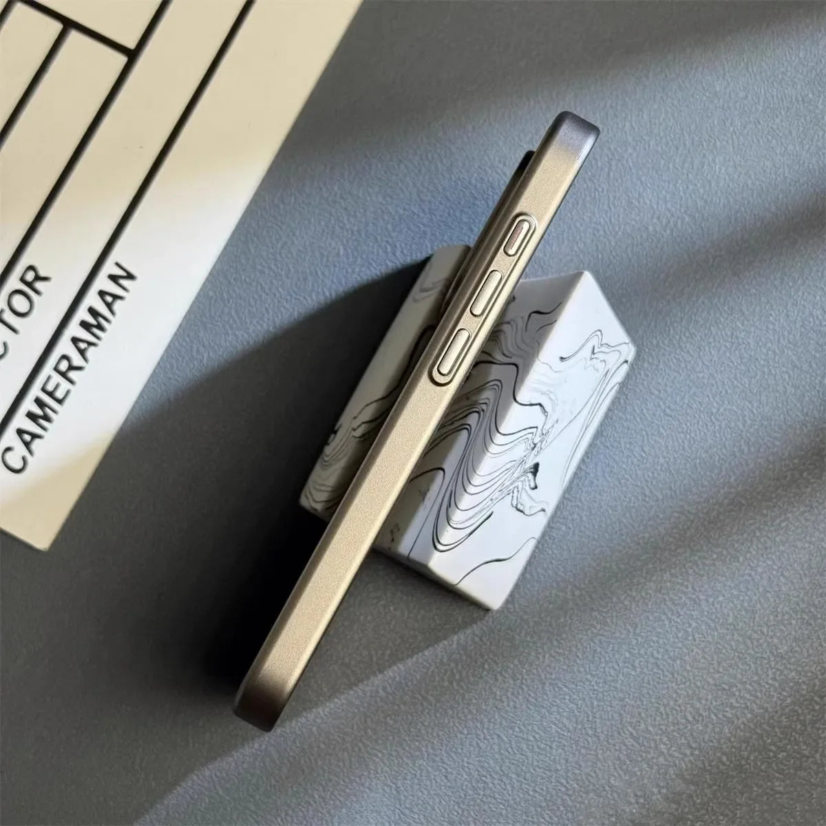 Smartphone Case | Titanium Shield Ultra-Slim | Shockproof, Wireless Charging Compatible