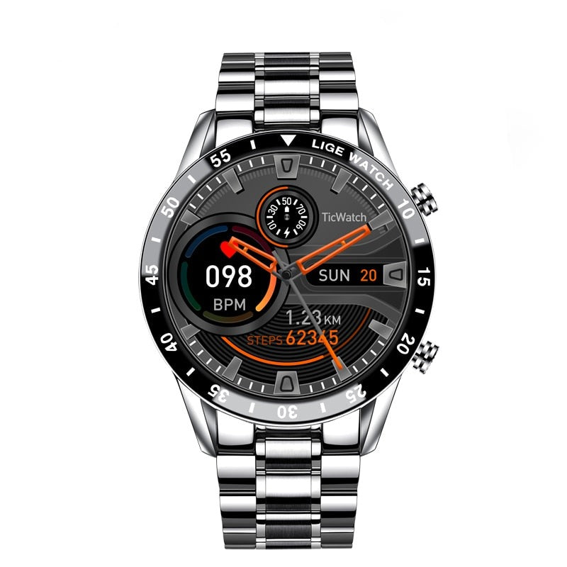 Smartwatch | 4G Calling & Built-In GPS | AMOLED Display & Stainless Steel Case | Long Battery Life