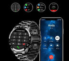Smartwatch | 4G Calling & Built-In GPS | AMOLED Display & Stainless Steel Case | Long Battery Life