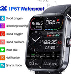 Smartwatch | Non-Invasive Blood Glucose Monitoring | Heart Rate & Sleep Tracking | 7-Day Battery Life
