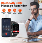 Smartwatch | Non-Invasive Blood Glucose Monitoring | Heart Rate & Sleep Tracking | 7-Day Battery Life