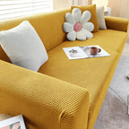 Sofa Cover | Waterproof Stretch Slipcover | Elastic Hem & Reversible | Dust & Scratch Protection