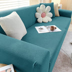 Sofa Cover | Waterproof Stretch Slipcover | Elastic Hem & Reversible | Dust & Scratch Protection