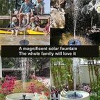 Solar Garden Fountain Pump | 50cm Jet Height | Monocrystalline Panel | Easy Setup