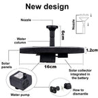 Solar Garden Fountain Pump | 50cm Jet Height | Monocrystalline Panel | Easy Setup