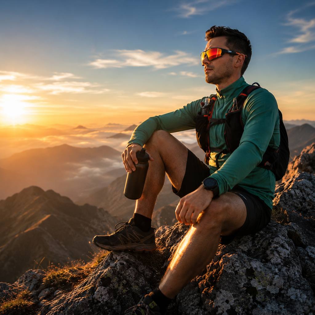 Sport Wraparound Sunglasses | Polarized Lens & UV400 Protection | Full-Frame Secure Fit