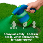 Spray-On Lawn Repair Kit | Hydroseeding Foam Spray | Covers 100 sq ft