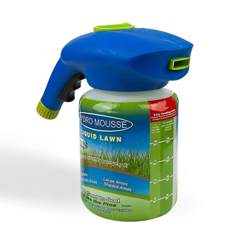 Spray-On Lawn Repair Kit | Hydroseeding Foam Spray | Covers 100 sq ft
