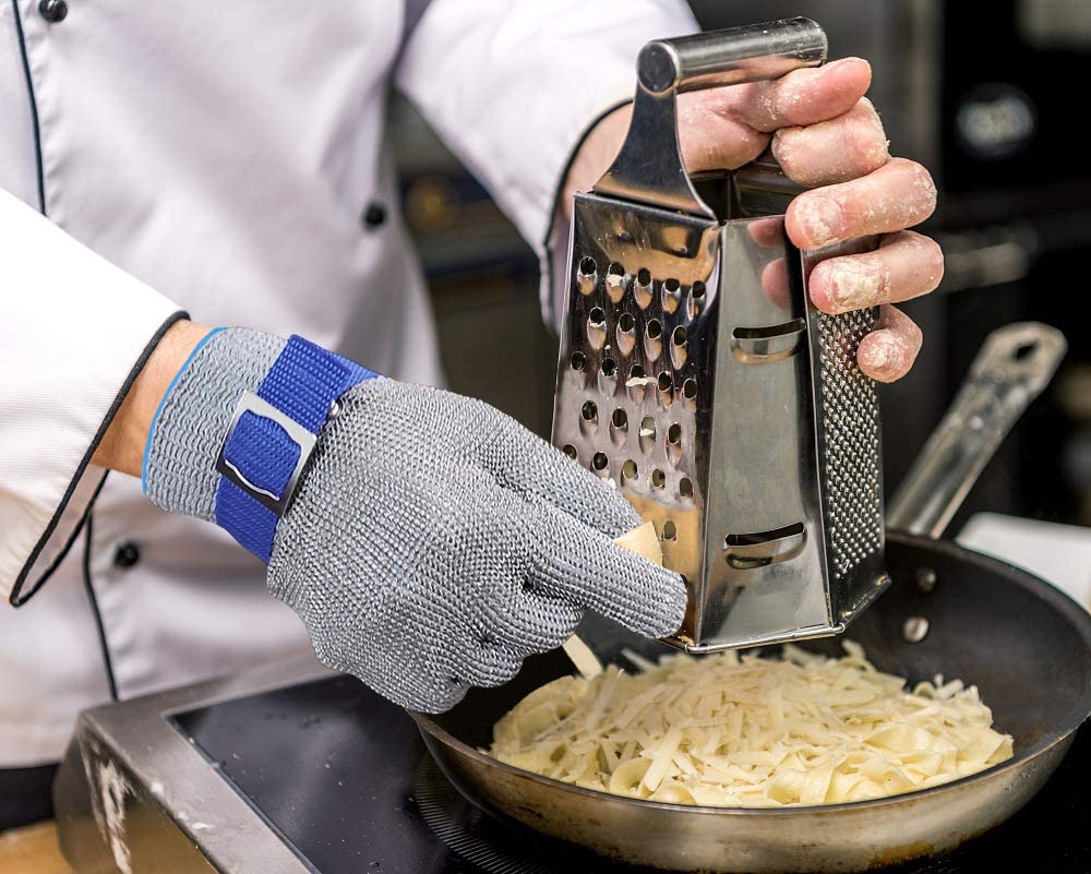 Stainless Steel Safety Gloves | High Cut Resistance | Ergonomic Mesh, Corrosion-Resistant