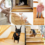Stair Tread Strips | Clear Non-Slip Grip | Pack of 15 | Indoor Safety