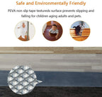 Stair Tread Strips | Clear Non-Slip Grip | Pack of 15 | Indoor Safety