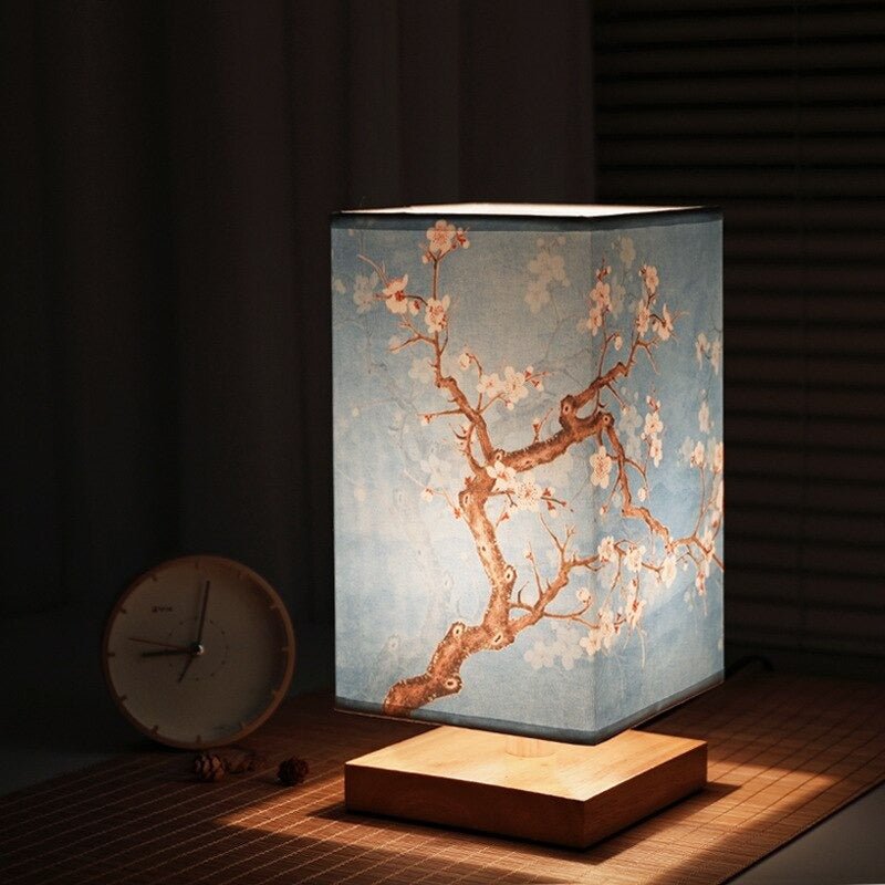 Table Lamp | Japanese-Scandinavian Design | Paper Shade & Warm Diffused Light
