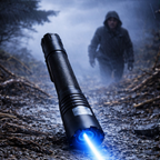 Tactical Flashlight | High-Power Laser Beam | Waterproof Compact Design | Emergency & Outdoor Use