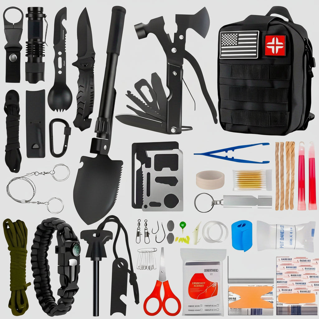 Tactical Survival Backpack | Battery-Powered Multi-Tool | Nylon Construction | Lightweight Design