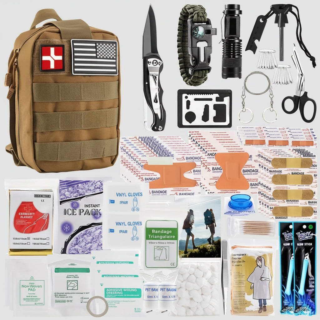 Tactical Survival Backpack | Battery-Powered Multi-Tool | Nylon Construction | Lightweight Design