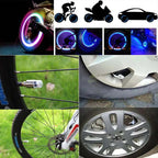 Tire Valve LED Caps | Motion-Activated LED | Waterproof & Rust-Resistant | Night Visibility