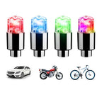 Tire Valve LED Caps | Motion-Activated LED | Waterproof & Rust-Resistant | Night Visibility
