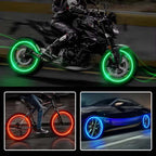 Tire Valve LED Caps | Motion-Activated LED | Waterproof & Rust-Resistant | Night Visibility