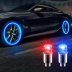 Tire Valve LED Caps | Motion-Activated LED | Waterproof & Rust-Resistant | Night Visibility