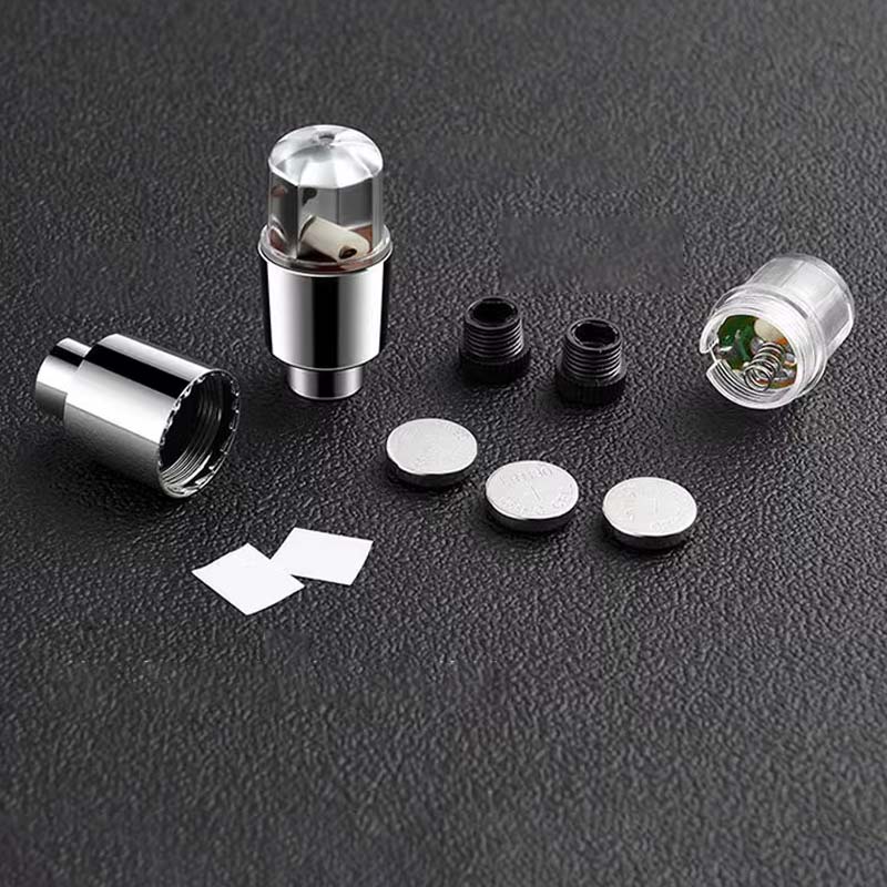 Tire Valve LED Caps | Motion-Activated LED | Waterproof & Rust-Resistant | Night Visibility