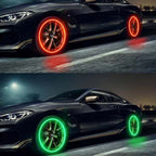 Tire Valve LED Caps | Motion-Activated LED | Waterproof & Rust-Resistant | Night Visibility
