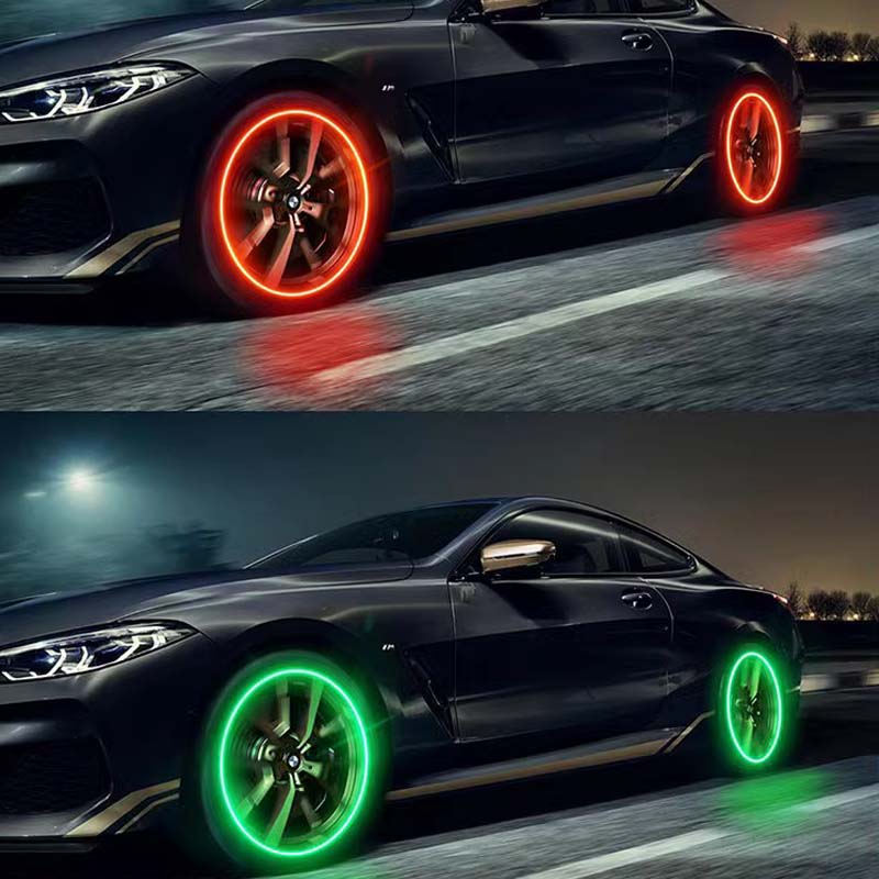 Tire Valve LED Caps | Motion-Activated LED | Waterproof & Rust-Resistant | Night Visibility