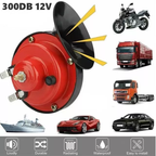 Train Horn for Cars & Trucks | Loud Train-Like Sound | 12-24V Compatible | Easy Installation