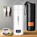 Travel Electric Kettle | Intelligent Temperature Control & Auto Shut-Off | Stainless Steel, 15.2 oz