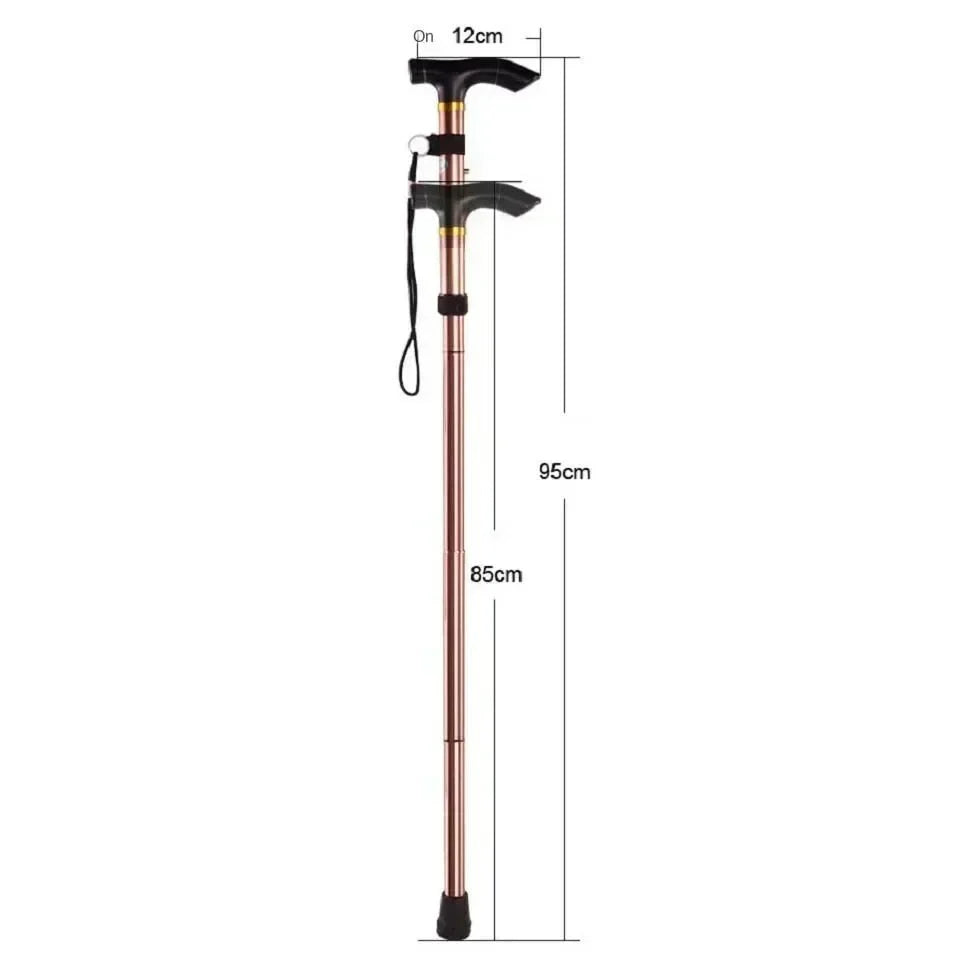 Trekking Pole | Adjustable 84-93 cm | Lightweight Aluminum | Compact & Portable