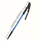 Trekking Poles | Adjustable Telescopic 65–135 cm | Aluminum with Rubber Grips & Shock Absorption