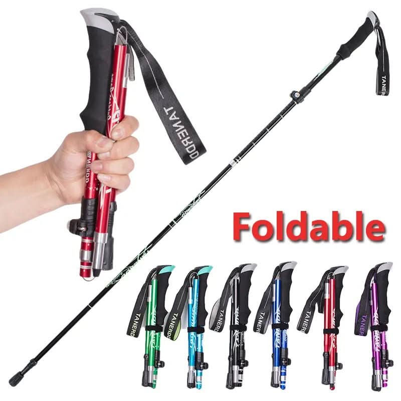 Trekking Poles | Ultralight Telescoping, Adjustable 110-130 cm | Aluminum Shaft & EVA Grip