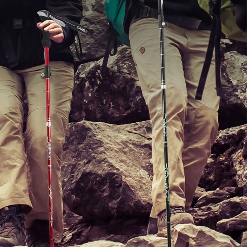 Trekking Poles | Ultralight Telescoping, Adjustable 110-130 cm | Aluminum Shaft & EVA Grip