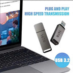 USB 3.2 Flash Drive 4TB | High-Speed Transfers | Waterproof & Shockproof | Windows & Mac Compatible