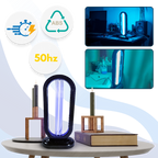 UV-C Disinfectant Bulb | Multi-Surface Sterilization | Remote Timer & 5-Minute Sanitization