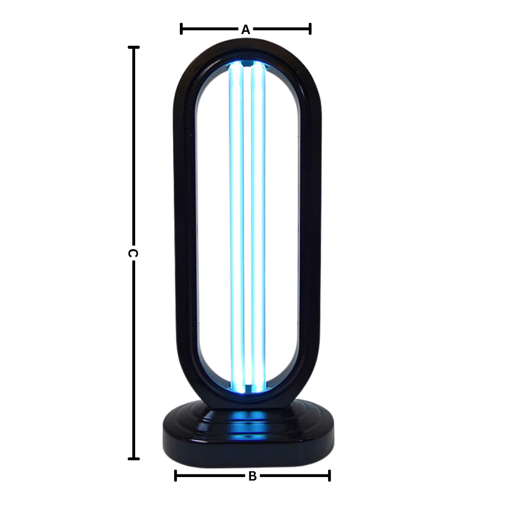 UV-C Disinfectant Bulb | Multi-Surface Sterilization | Remote Timer & 5-Minute Sanitization