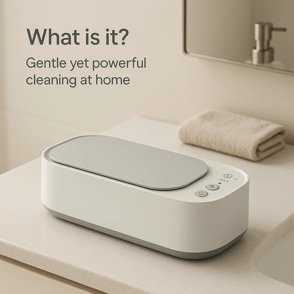 Ultrasonic Cleaner for Jewelry & Glasses | Sonic Cleaning | Stainless Steel Tank, 400–600ml