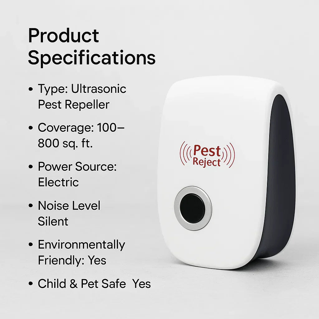 Ultrasonic Pest Repeller for Garden | Smart Frequency Cycling | Up to 800 sq ft | Pet-Safe