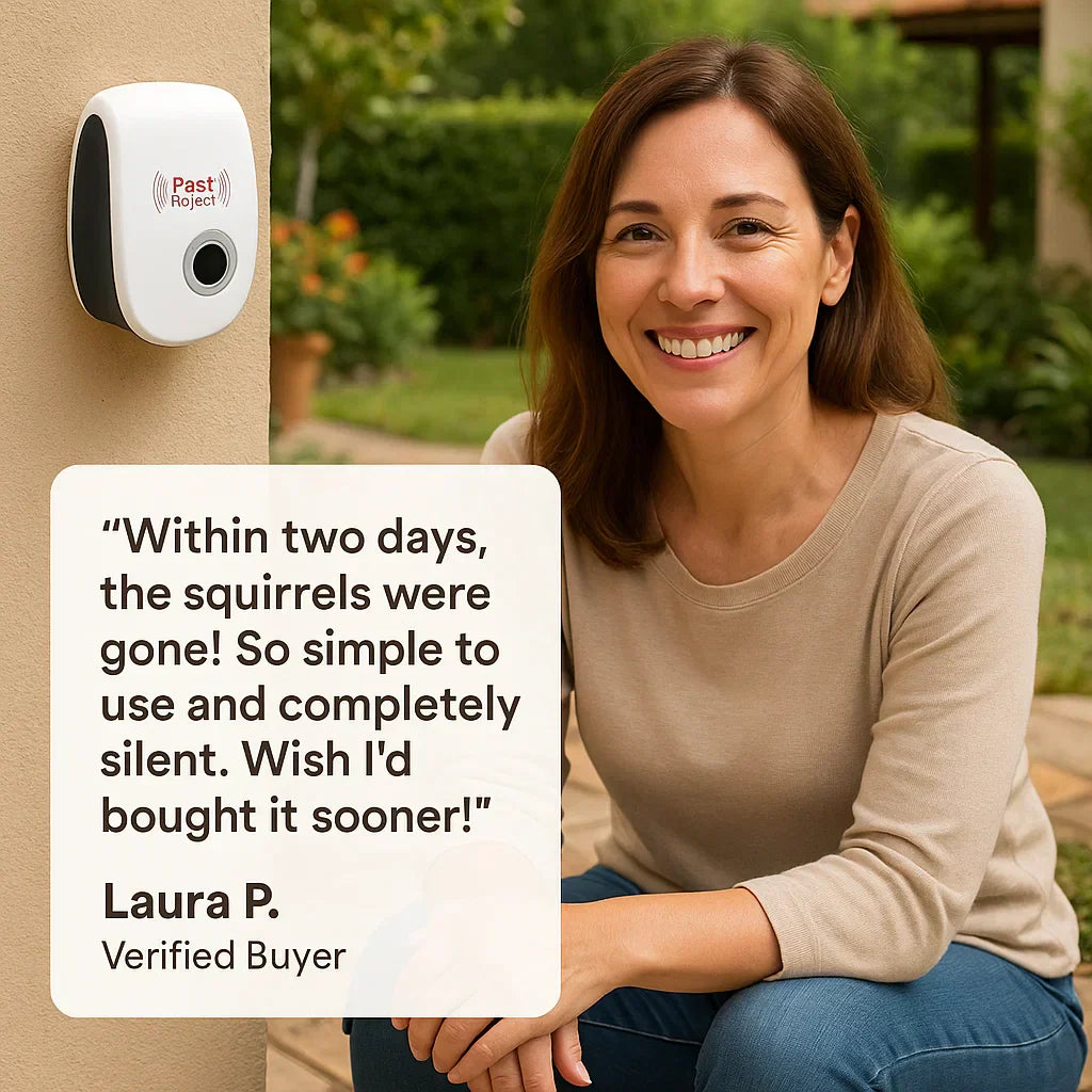 Ultrasonic Pest Repeller for Garden | Smart Frequency Cycling | Up to 800 sq ft | Pet-Safe