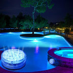 Underwater LED Lamp | 16 Colors & Multiple Modes | Remote & Suction Cups | Pool, Pond & Bathtub