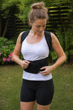 Unisex Back Brace | Magnetic Posture Corrector | Adjustable Waistband & Lumbar Support
