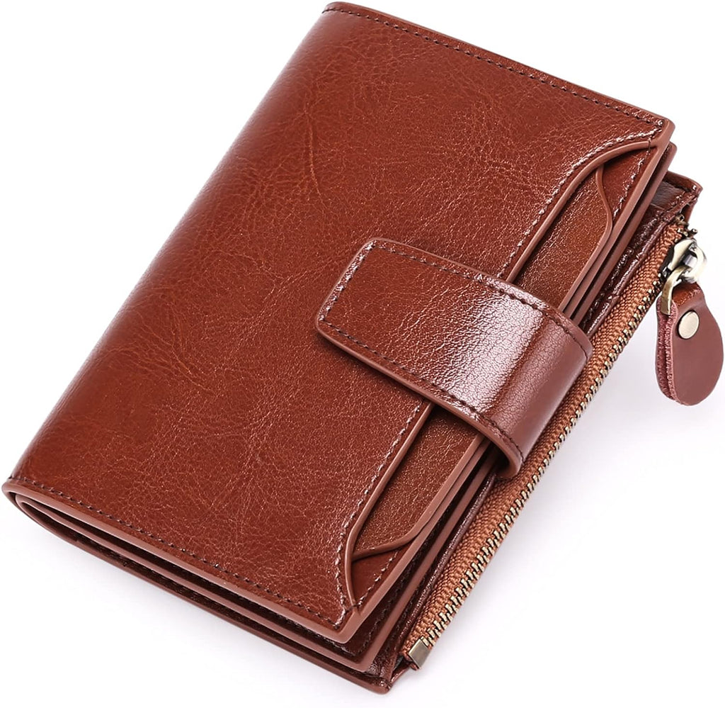 Unisex Compact Wallet | Genuine Leather | Multi-Pocket & RFID Blocking