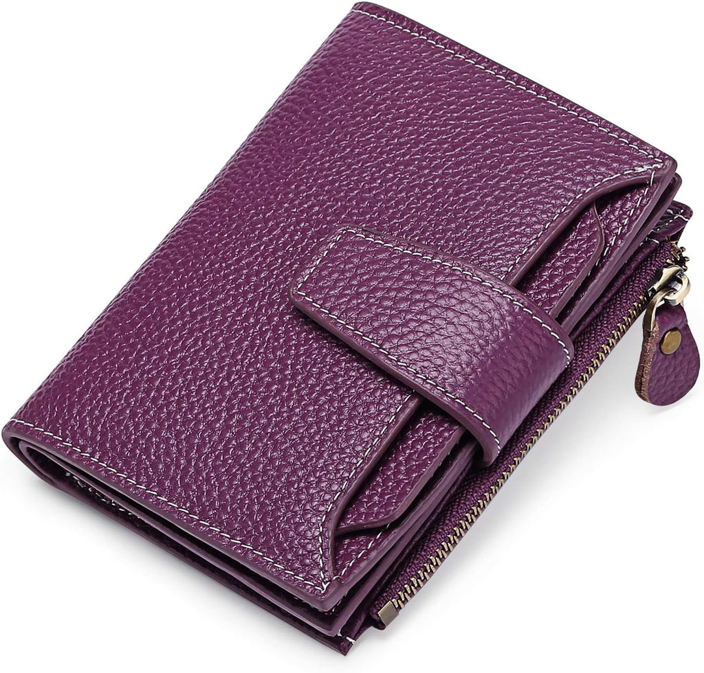 Unisex Compact Wallet | Genuine Leather | Multi-Pocket & RFID Blocking