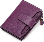 Unisex Compact Wallet | Genuine Leather | Multi-Pocket & RFID Blocking