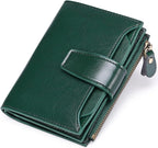 Unisex Compact Wallet | Genuine Leather | Multi-Pocket & RFID Blocking