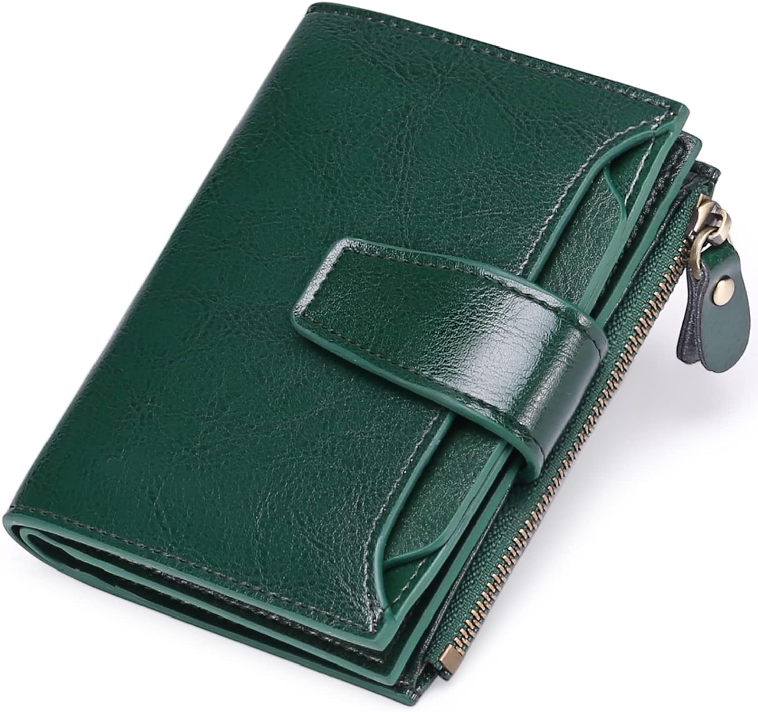 Unisex Compact Wallet | Genuine Leather | Multi-Pocket & RFID Blocking